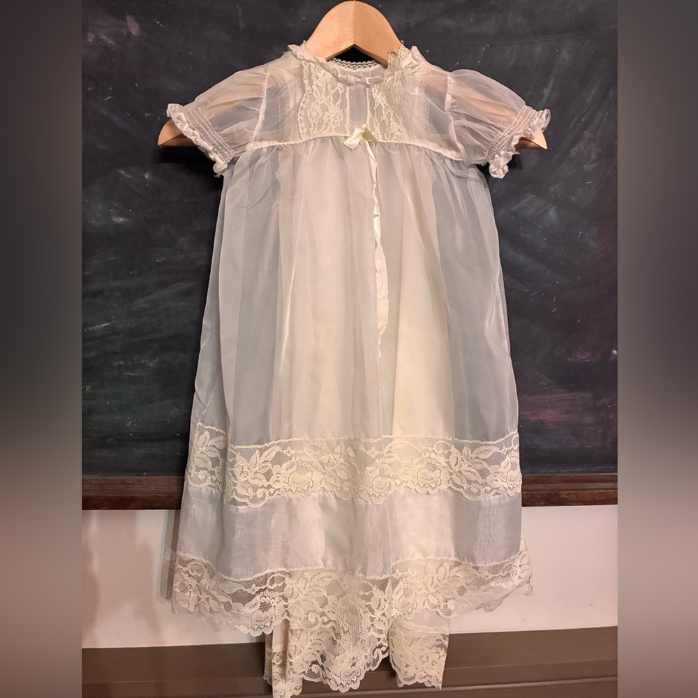 Vintage White Baby gown